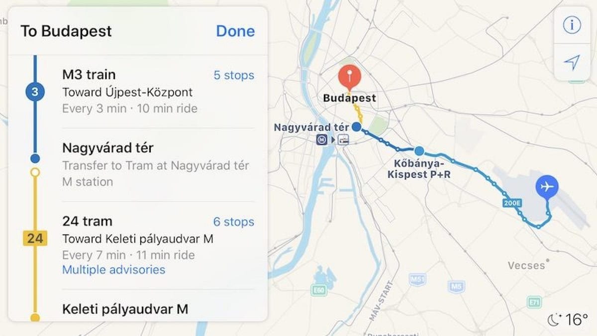 બુડાપેસ્ટ kelenfold ટ્રેન સ્ટેશન નકશો